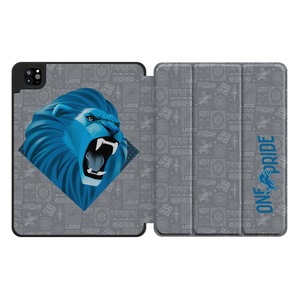 Detroit Lions 2024 Illustrated Limited Edition iPad Tablet Case for Apple iPad