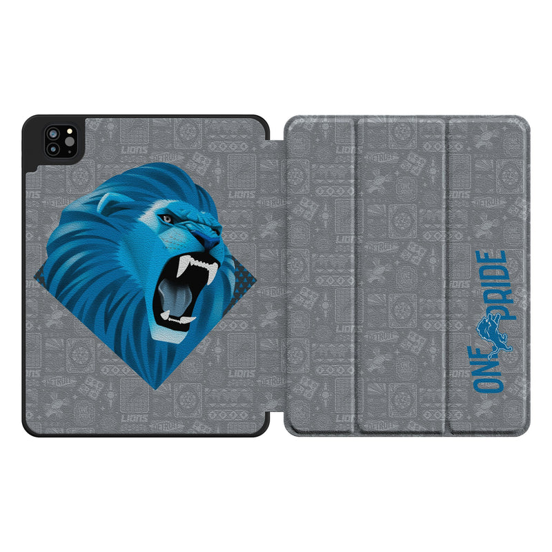 Detroit Lions 2024 Illustrated Limited Edition iPad Tablet Case for Apple iPad