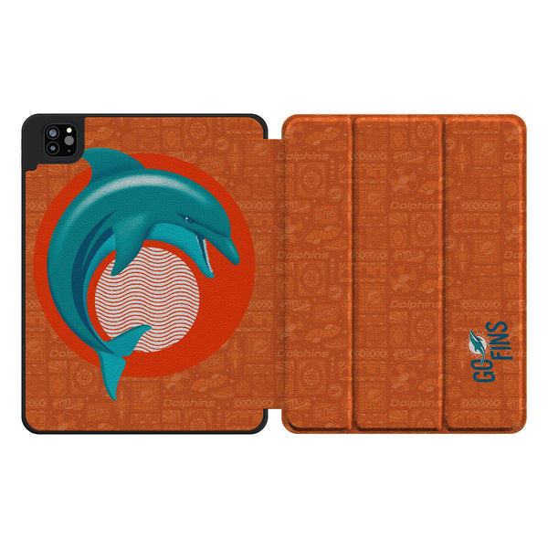 Miami Dolphins 2024 Illustrated Limited Edition iPad Tablet Case for Apple iPad