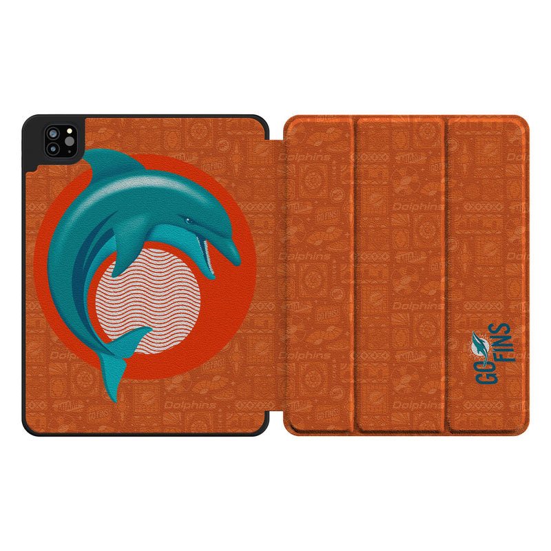 Miami Dolphins 2024 Illustrated Limited Edition iPad Tablet Case for Apple iPad