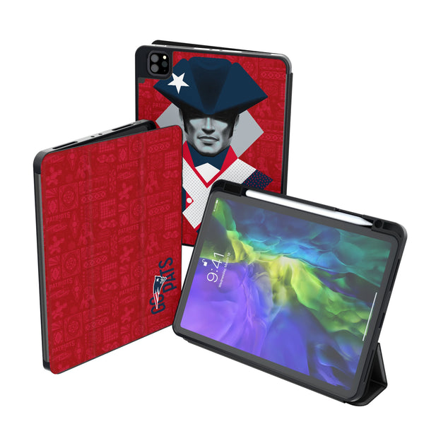 New England Patriots 2024 Illustrated Limited Edition iPad Tablet Case