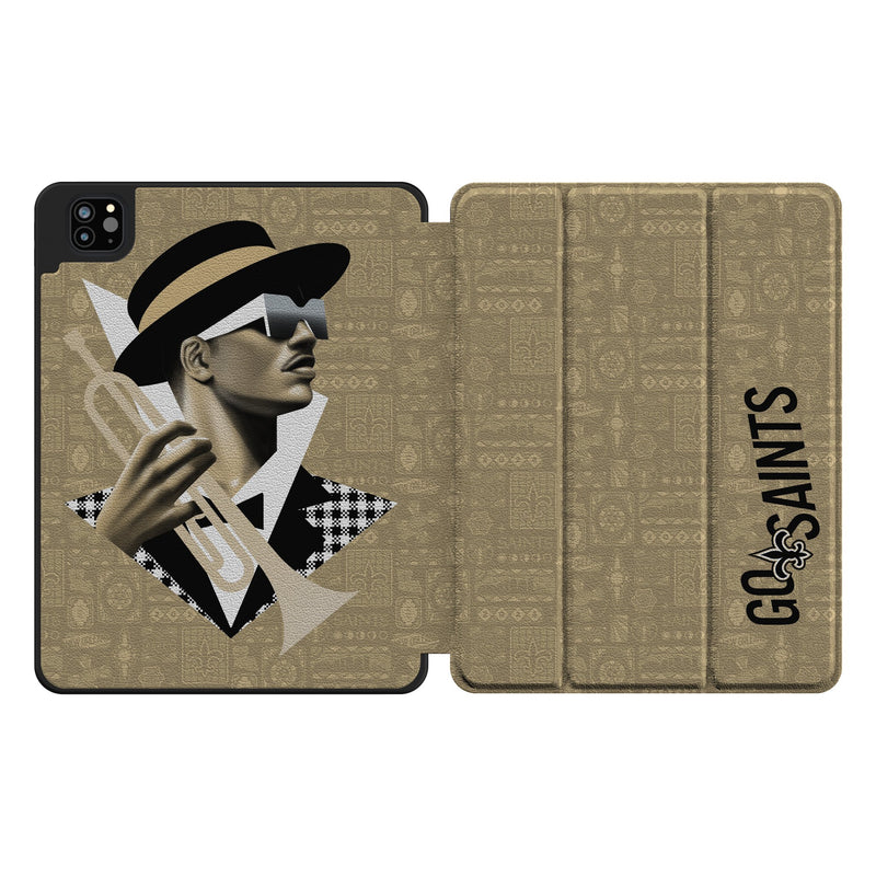 New Orleans Saints 2024 Illustrated Limited Edition iPad Tablet Case for Apple iPad