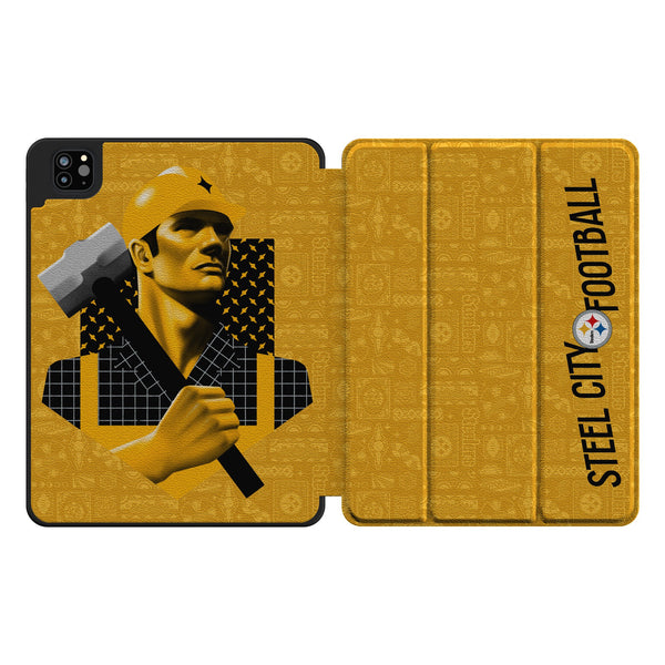 Pittsburgh Steelers 2024 Illustrated Limited Edition iPad Tablet Case for Apple iPad