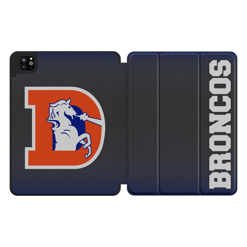 Denver Broncos 1993-1996 Historic Collection Linen iPad Tablet Case for Apple iPad