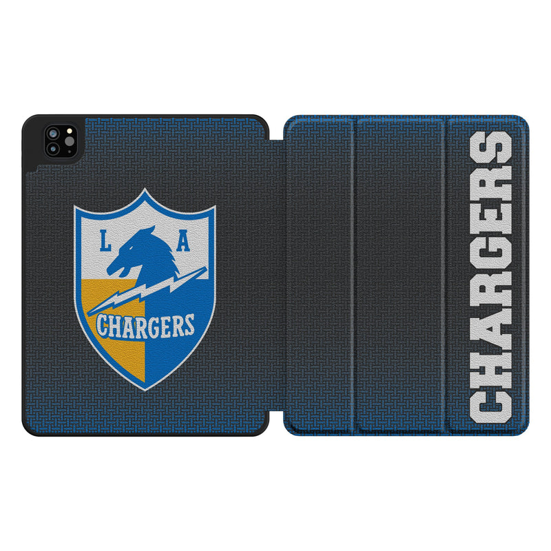 Los Angeles Chargers Historic Collection Linen iPad Tablet Case for Apple iPad