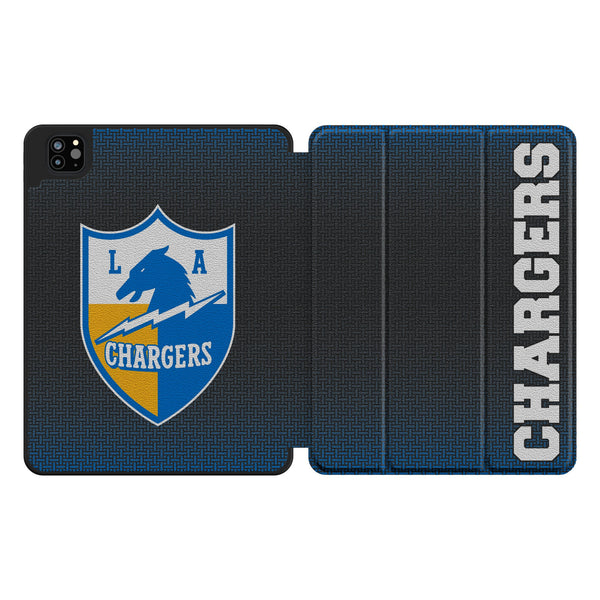 Los Angeles Chargers Historic Collection Linen iPad Tablet Case