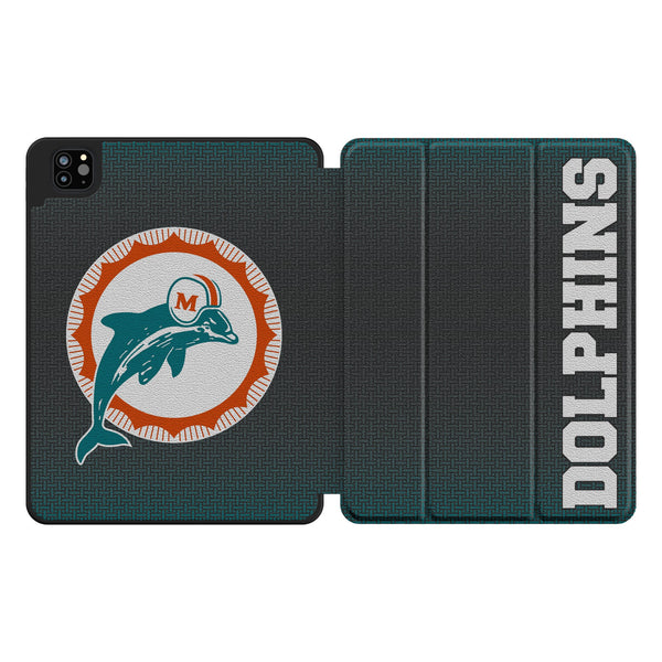 Miami Dolphins 1966-1973 Historic Collection Linen iPad Tablet Case for Apple iPad