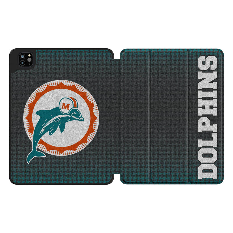 Miami Dolphins 1966-1973 Historic Collection Linen iPad Tablet Case for Apple iPad