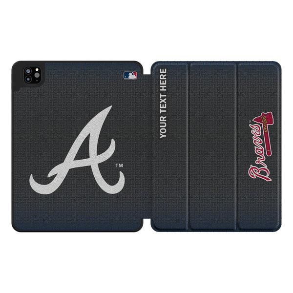 Atlanta Braves Personalized Linen iPad Tablet Case for Apple iPad