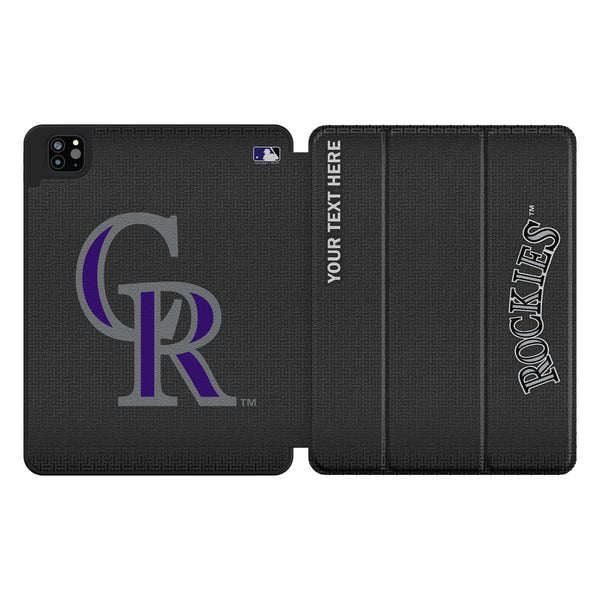 Colorado Rockies Personalized Linen iPad Tablet Case for Apple iPad