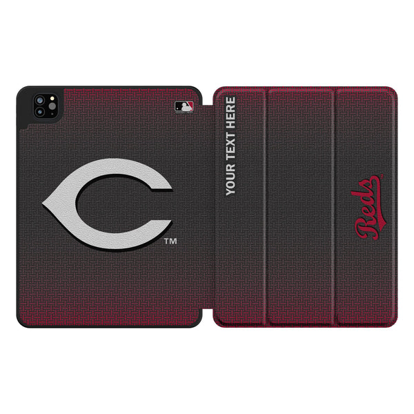 Cincinnati Reds Personalized Linen iPad Tablet Case for Apple iPad