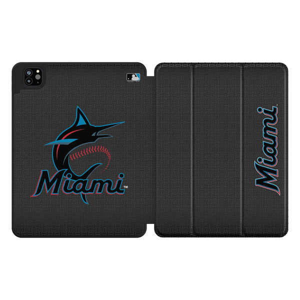 Miami Marlins Linen iPad Tablet Case for Apple iPad