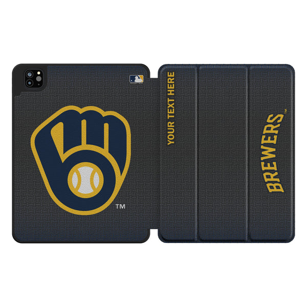 Milwaukee Brewers Personalized Linen iPad Tablet Case for Apple iPad