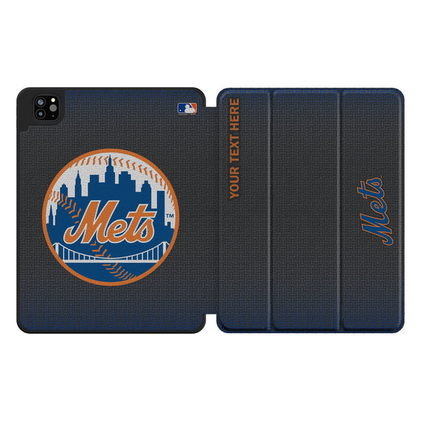 New York Mets Personalized Linen iPad Tablet Case for Apple iPad