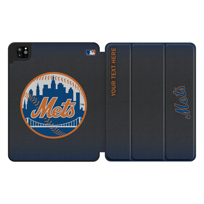 New York Mets Personalized Linen iPad Tablet Case for Apple iPad