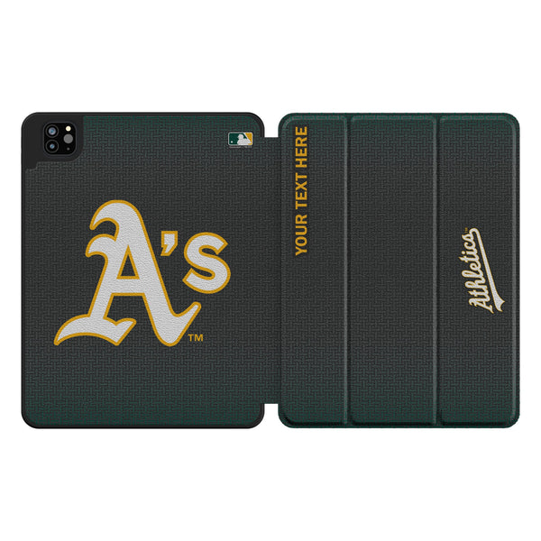 Oakland Athletics Personalized Linen iPad Tablet Case for Apple iPad