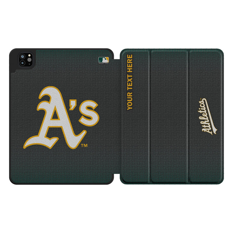 Oakland Athletics Personalized Linen iPad Tablet Case for Apple iPad
