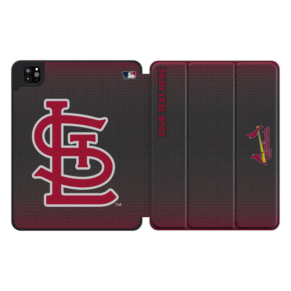St Louis Cardinals Personalized Linen iPad Tablet Case for Apple iPad