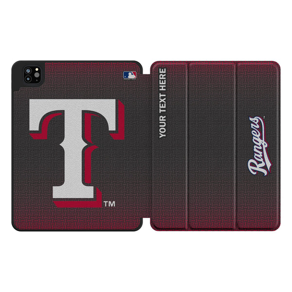Texas Rangers Personalized Linen iPad Tablet Case for Apple iPad