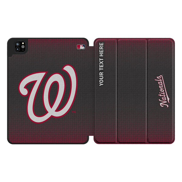 Washington Nationals Personalized Linen iPad Tablet Case for Apple iPad