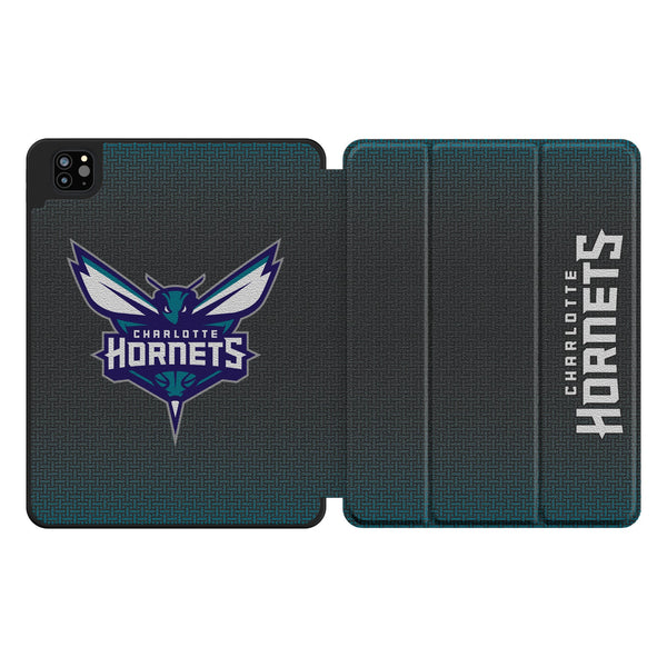 Charlotte Hornets Linen iPad Tablet Case for Apple iPad