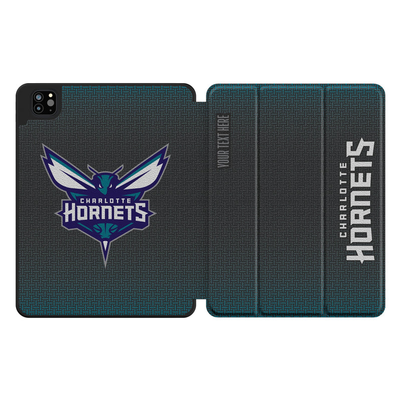 Charlotte Hornets Personalized Linen iPad Tablet Case for Apple iPad