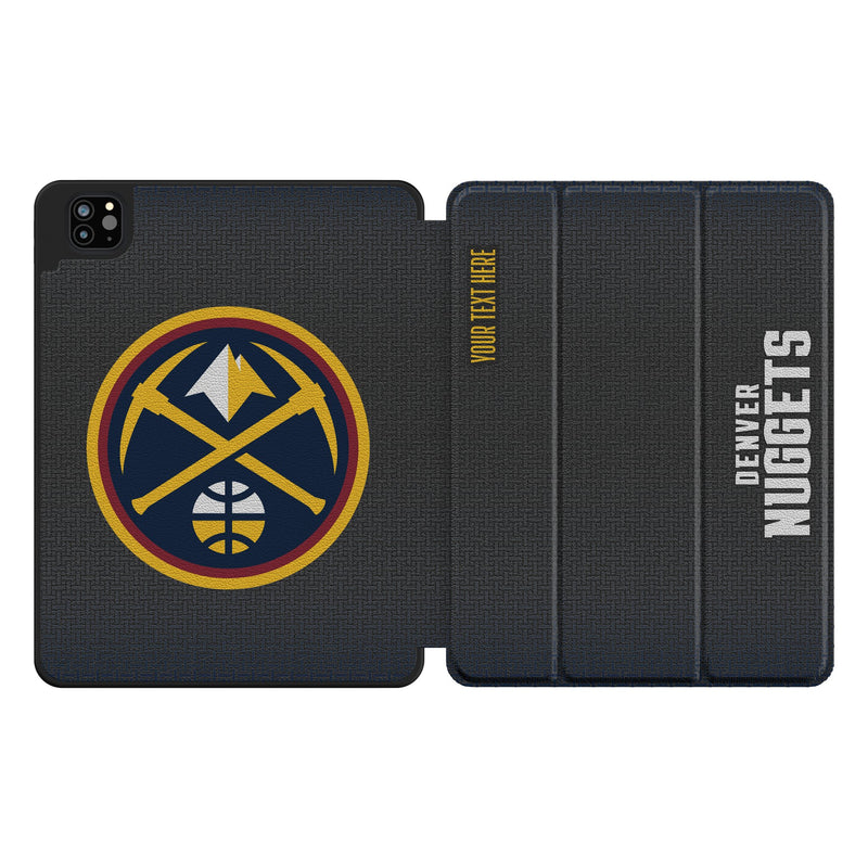 Denver Nuggets Personalized Linen iPad Tablet Case for Apple iPad