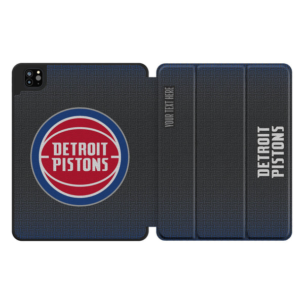 Detroit Pistons Personalized Linen iPad Tablet Case for Apple iPad