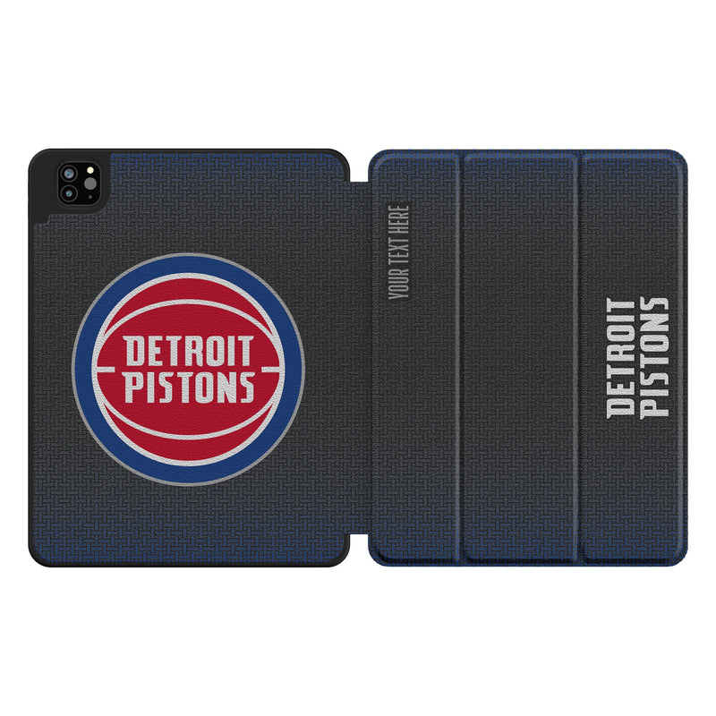 Detroit Pistons Personalized Linen iPad Tablet Case for Apple iPad