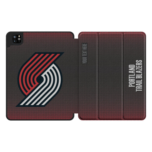 Portland Trail Blazers Personalized Linen iPad Tablet Case for Apple iPad