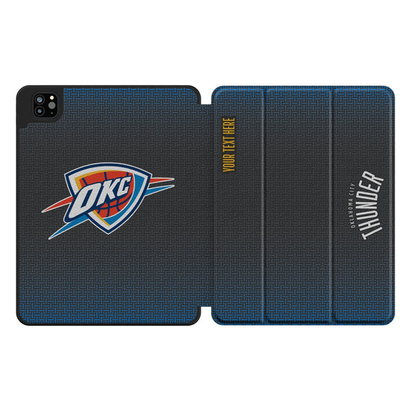 Oklahoma City Thunder Personalized Linen iPad Tablet Case for Apple iPad