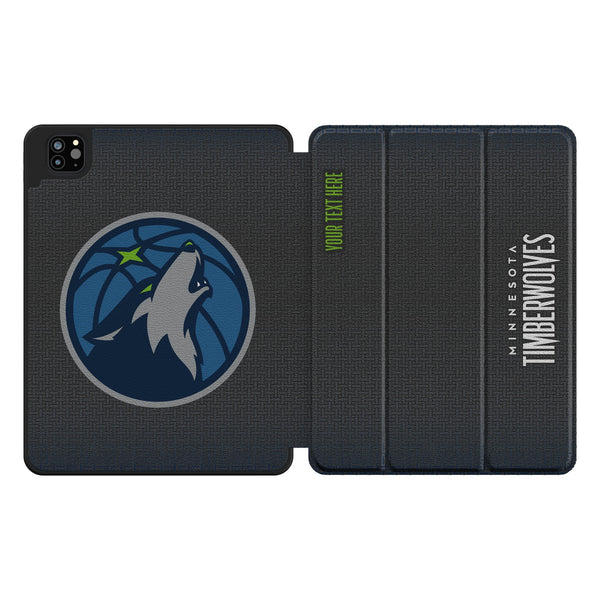 Minnesota Timberwolves Personalized Linen iPad Tablet Case for Apple iPad