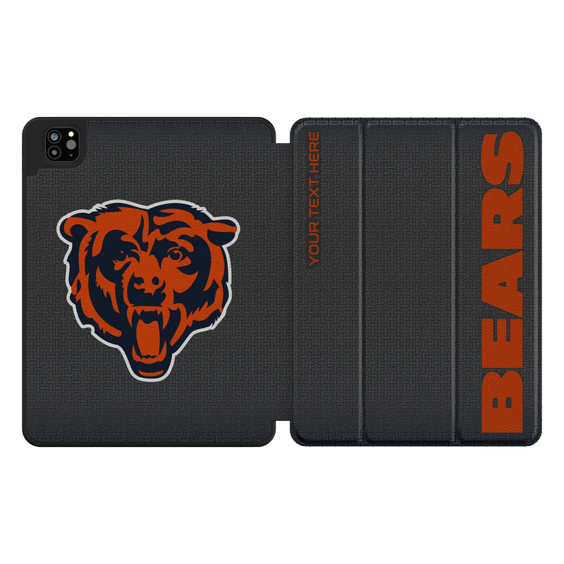 Chicago Bears Personalized Linen iPad Tablet Case for Apple iPad