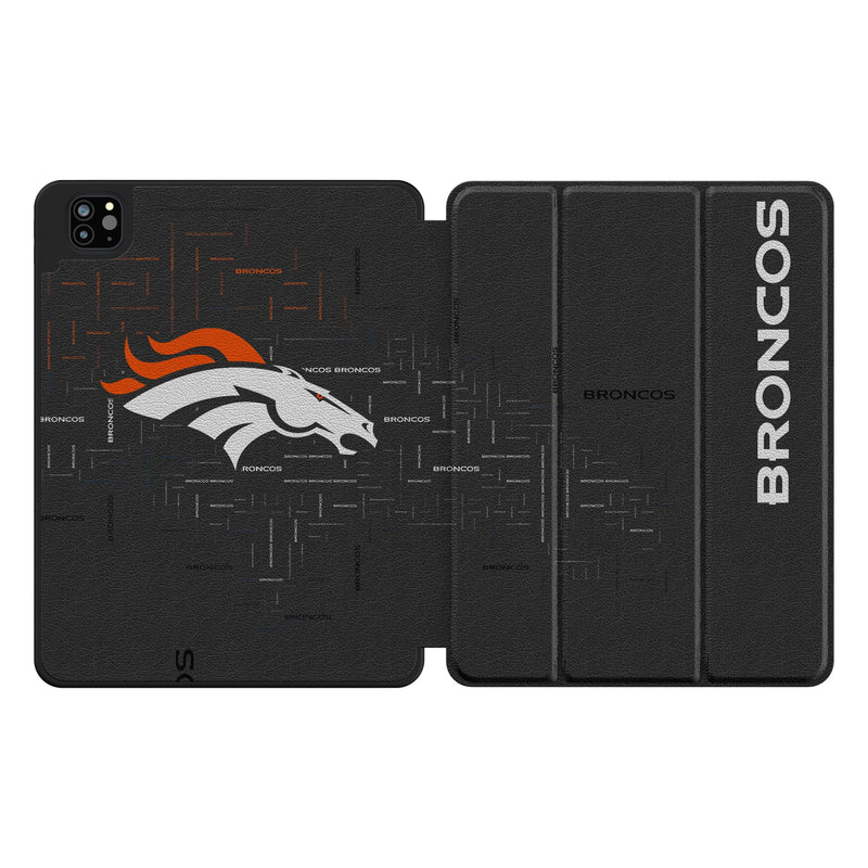 Denver Broncos Quadtile iPad Tablet Case for Apple iPad