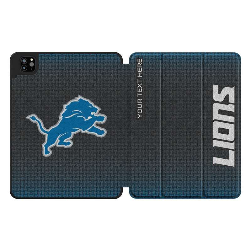 Detroit Lions Personalized Linen iPad Tablet Case for Apple iPad