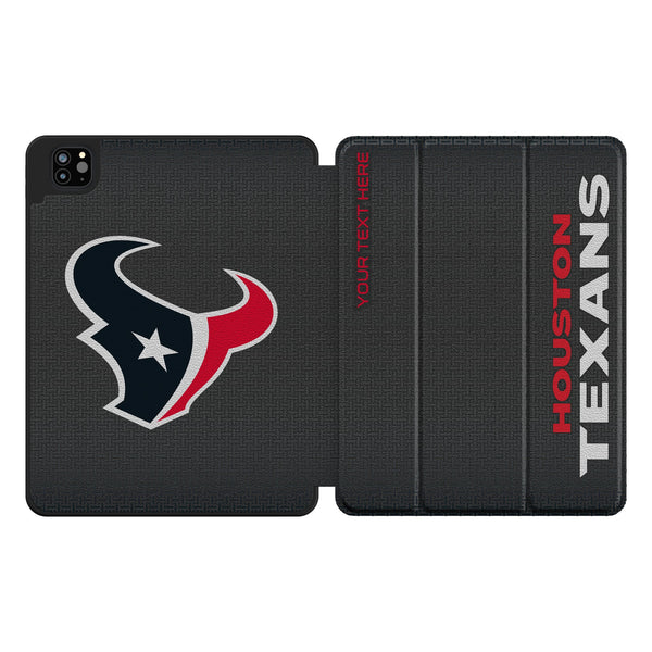 Houston Texans Personalized Linen iPad Tablet Case for Apple iPad