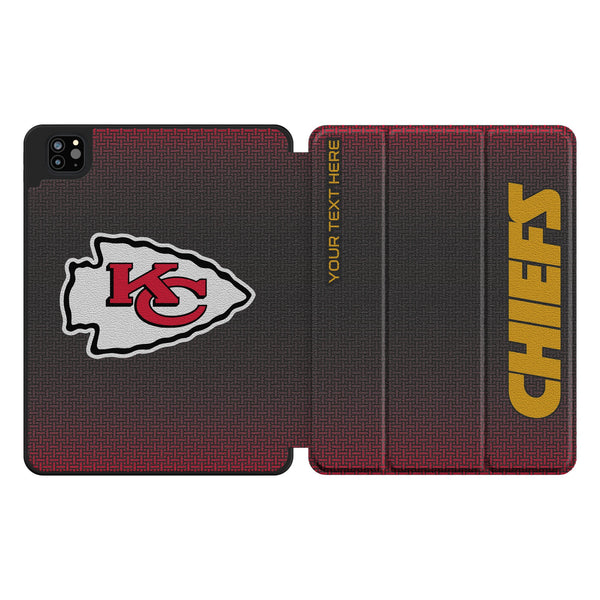 Kansas City Chiefs Personalized Linen iPad Tablet Case for Apple iPad