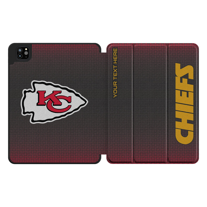Kansas City Chiefs Personalized Linen iPad Tablet Case for Apple iPad