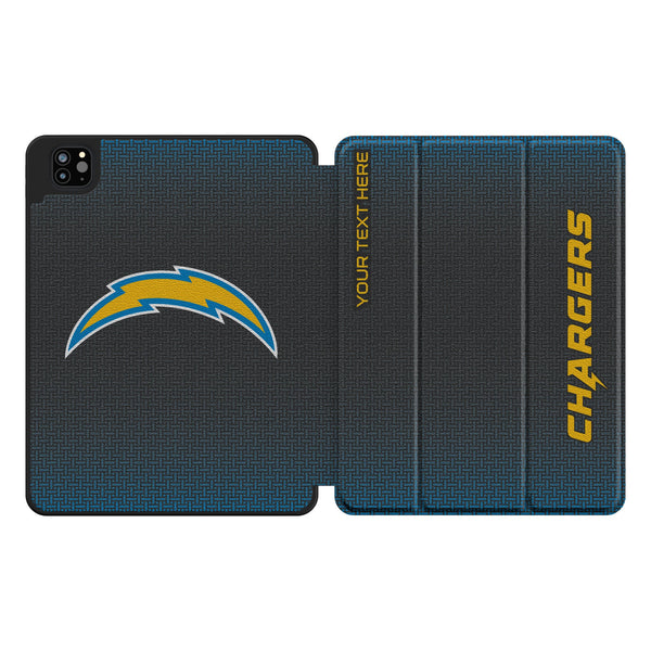 Los Angeles Chargers Personalized Linen iPad Tablet Case for Apple iPad