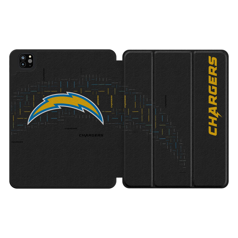 Los Angeles Chargers Quadtile iPad Tablet Case