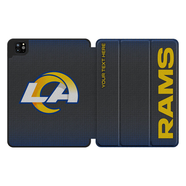 Los Angeles Rams Personalized Linen iPad Tablet Case for Apple iPad