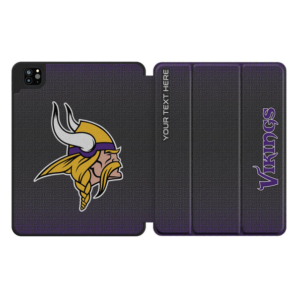 Minnesota Vikings Personalized Linen iPad Tablet Case for Apple iPad