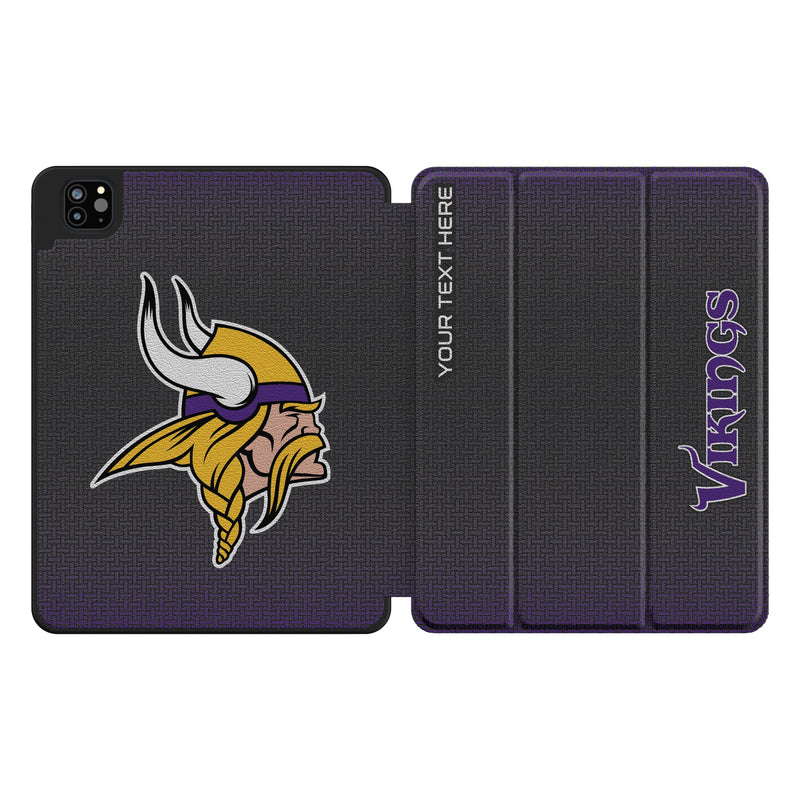 Minnesota Vikings Personalized Linen iPad Tablet Case for Apple iPad