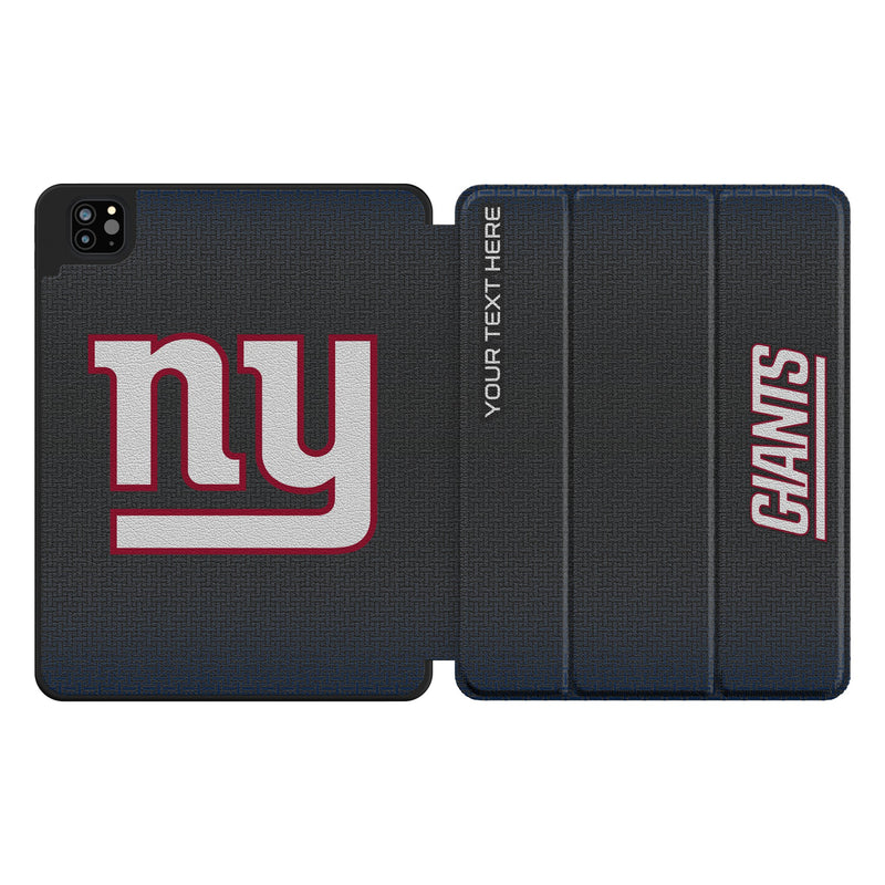 New York Giants Personalized Linen iPad Tablet Case for Apple iPad