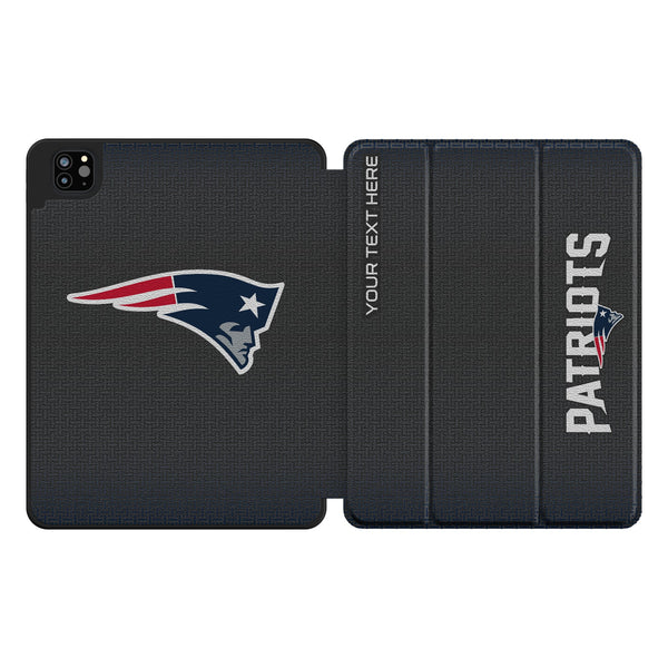 New England Patriots Personalized Linen iPad Tablet Case for Apple iPad