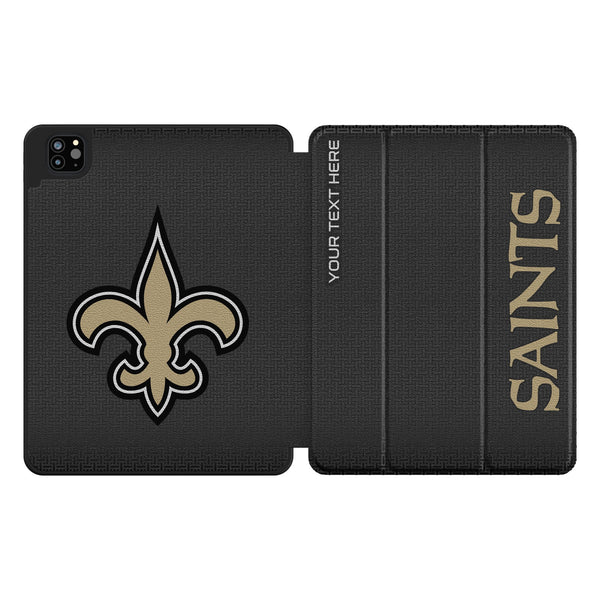 New Orleans Saints Personalized Linen iPad Tablet Case for Apple iPad