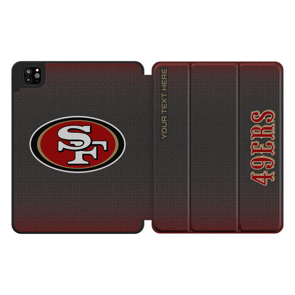 San Francisco 49ers Personalized Linen iPad Tablet Case for Apple iPad