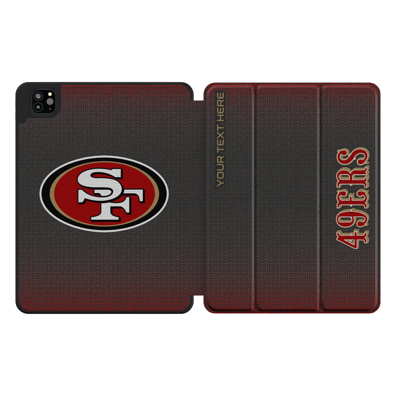 San Francisco 49ers Personalized Linen iPad Tablet Case for Apple iPad