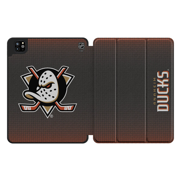 Anaheim Ducks Linen iPad Tablet Case for Apple iPad