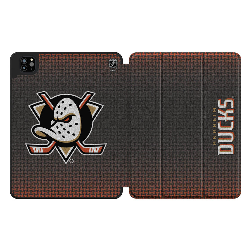 Anaheim Ducks Linen iPad Tablet Case for Apple iPad